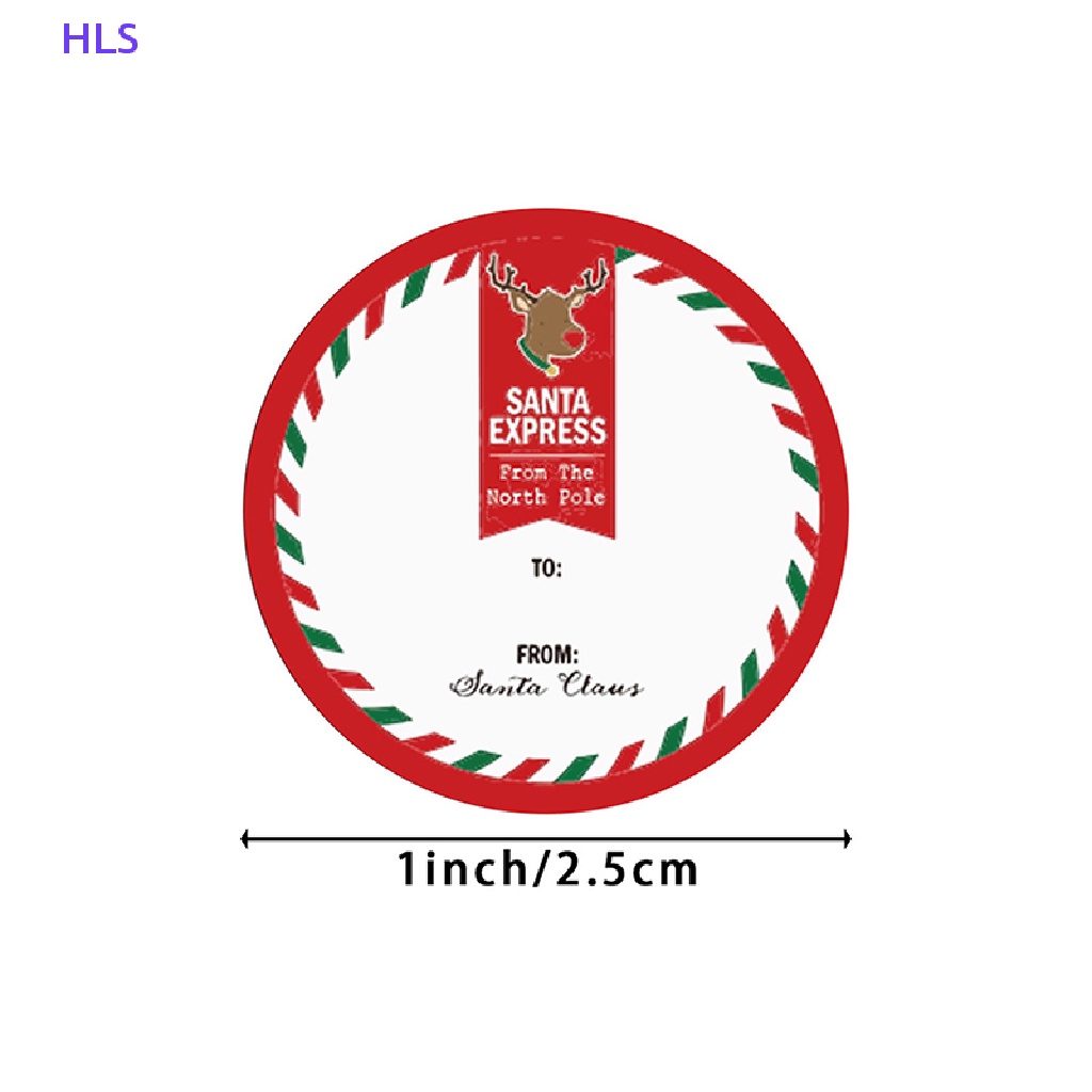 500 Nhãn Dán Chủ Đề Giáng Sinh Trang Trí Quà Tặng