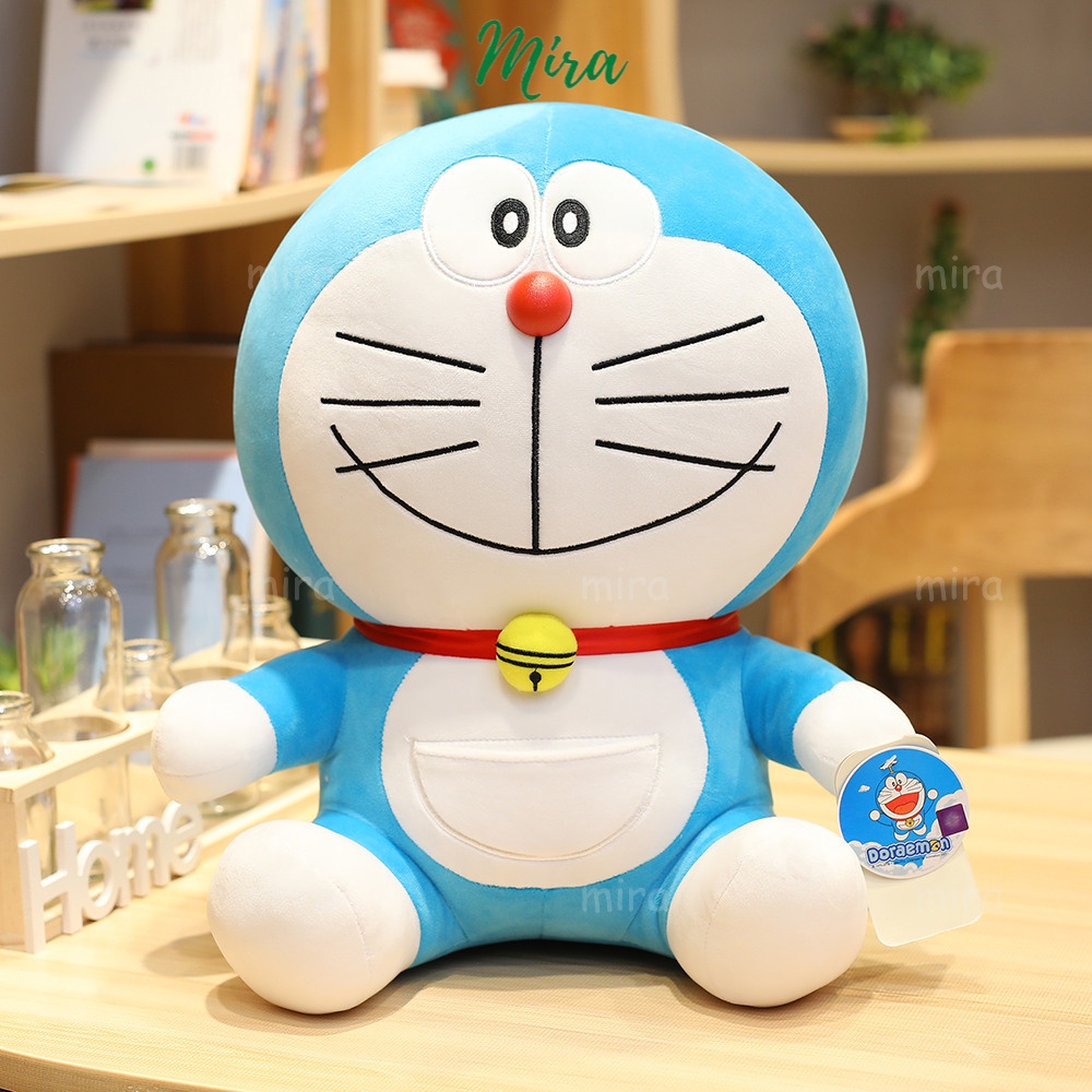 Gấu Bông Doraemon Aoger, Mèo Máy Nhật Bản, Đồ Chơi Cho Bé Tai & Bé Gái Dễ Thương Quà Sinh Nhật MIRA-GB28146