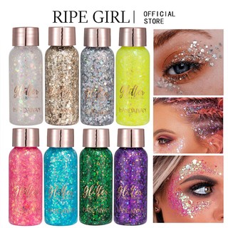 Gel trang điểm RIPE GIRL nhiều màu sắc kim tuyến lấp lánh