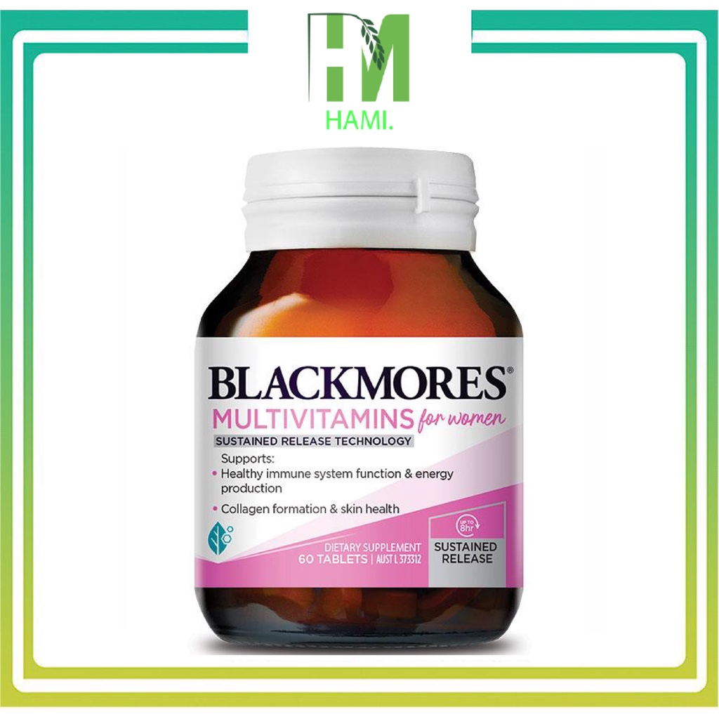 Viên uống bổ sung vitamin tổng hợp cho phụ nữ Blackmores Multivitamin for Women 60 viên của Úc