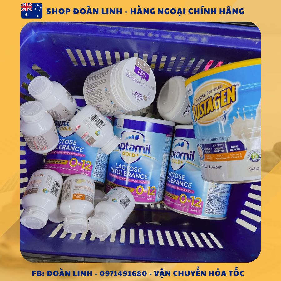 Sữa Aptamil Free Lactose Úc cho bé tiêu chảy, bất dung nạp Lactose 900gr, Aptamil Gold+Lactose Intolerance, Date xa