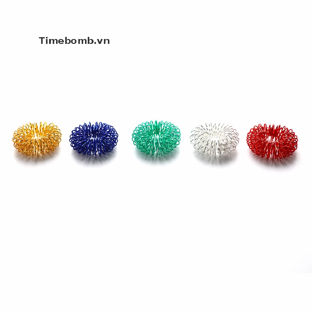 Set 5 Nhẫn Mát Xa Ngón Tay Bấm Huyệt Tiện Dụng