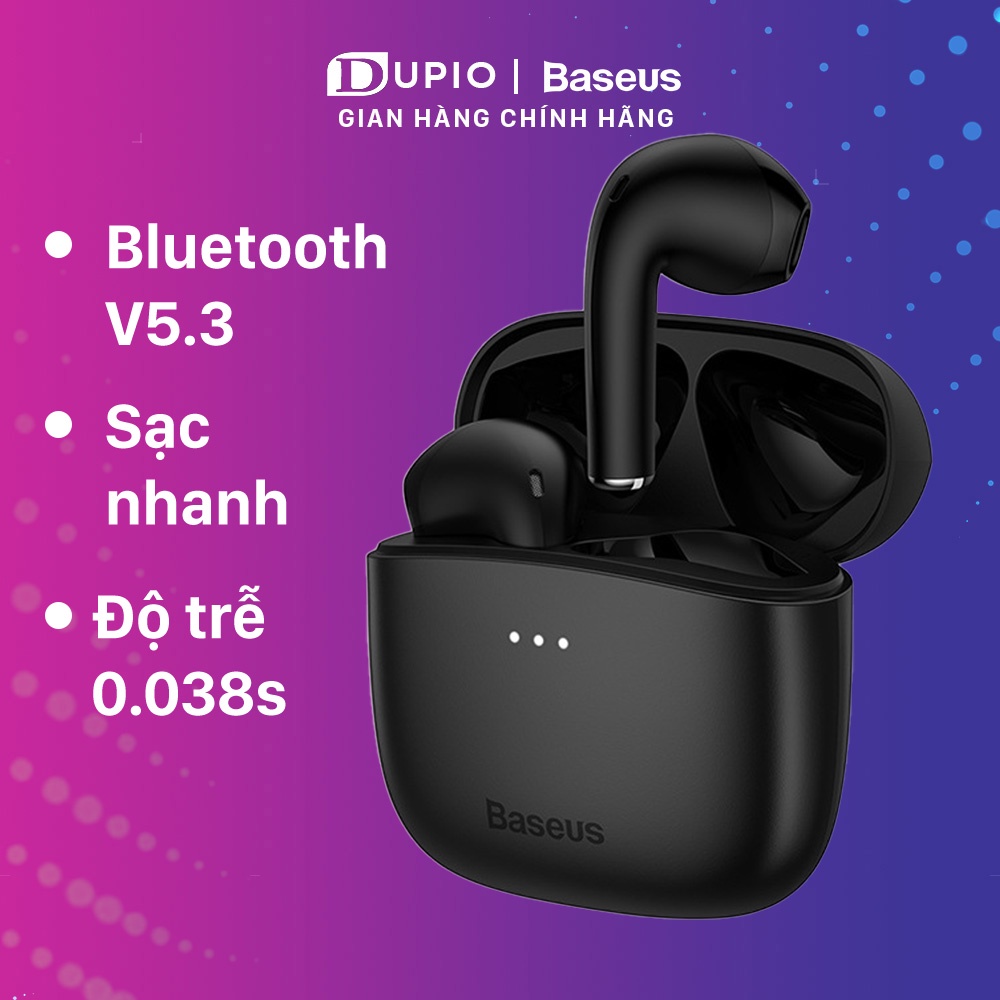 Tai nghe Bluetooth DUPIO Baseus TN12 không dây thông minh phát hiện khi đeo V5.3 chống nước