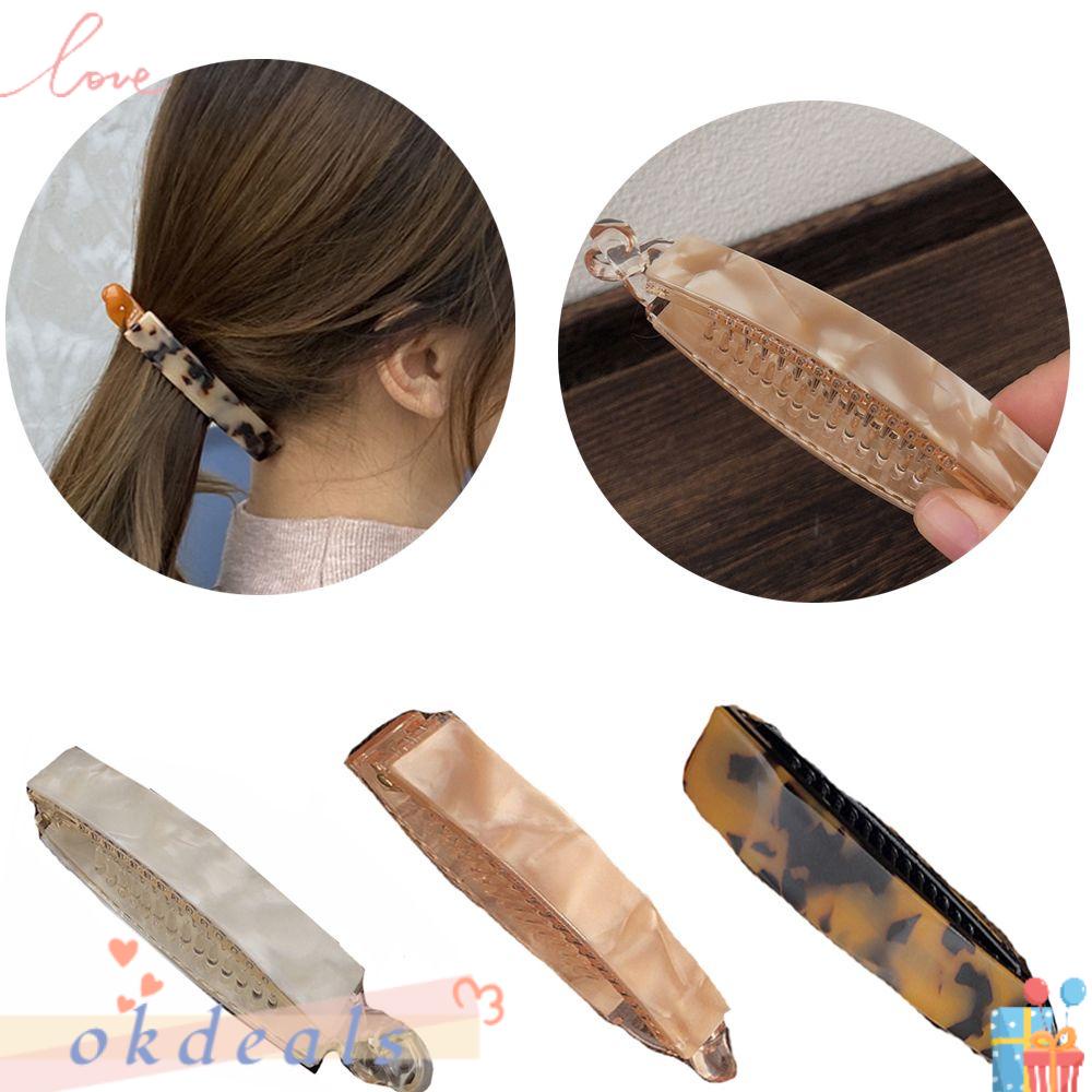 Kẹp Tóc Họa Tiết Da Báo Phong Cách Vintage Thanh Lịch