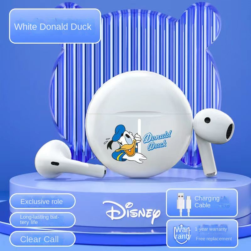 Tai Nghe bluetooth TWS Không Dây Điều Khiển Cảm Ứng 9d Kèm Hộp Sạc disney pro 6