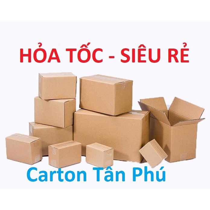 Thùng Carton cỡ nhỏ nhiều kích thước Siêu Rẻ Giao Ngay