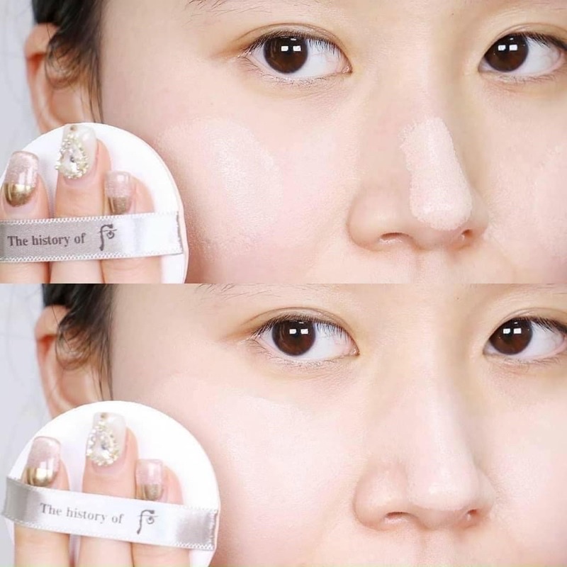 Phấn nước Whoo dưỡng trắng da Radiant White Moisture Cushion Foundation Date 2025