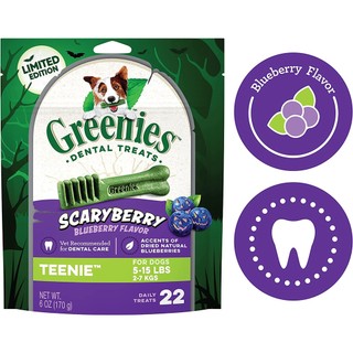Xương gặm sạch răng thơm miệng cho cún Greenies vị Việt Quất