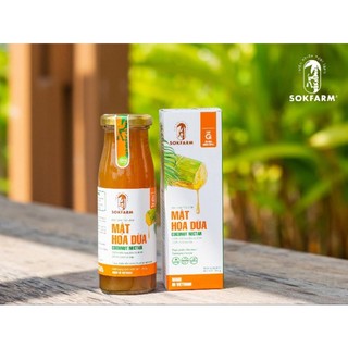Mật Hoa Dừa Sokfarm 250g - Tăng Đề Kháng - Bù Điện Giải - Hợp cho người Tiểu Đường, Ăn Chay