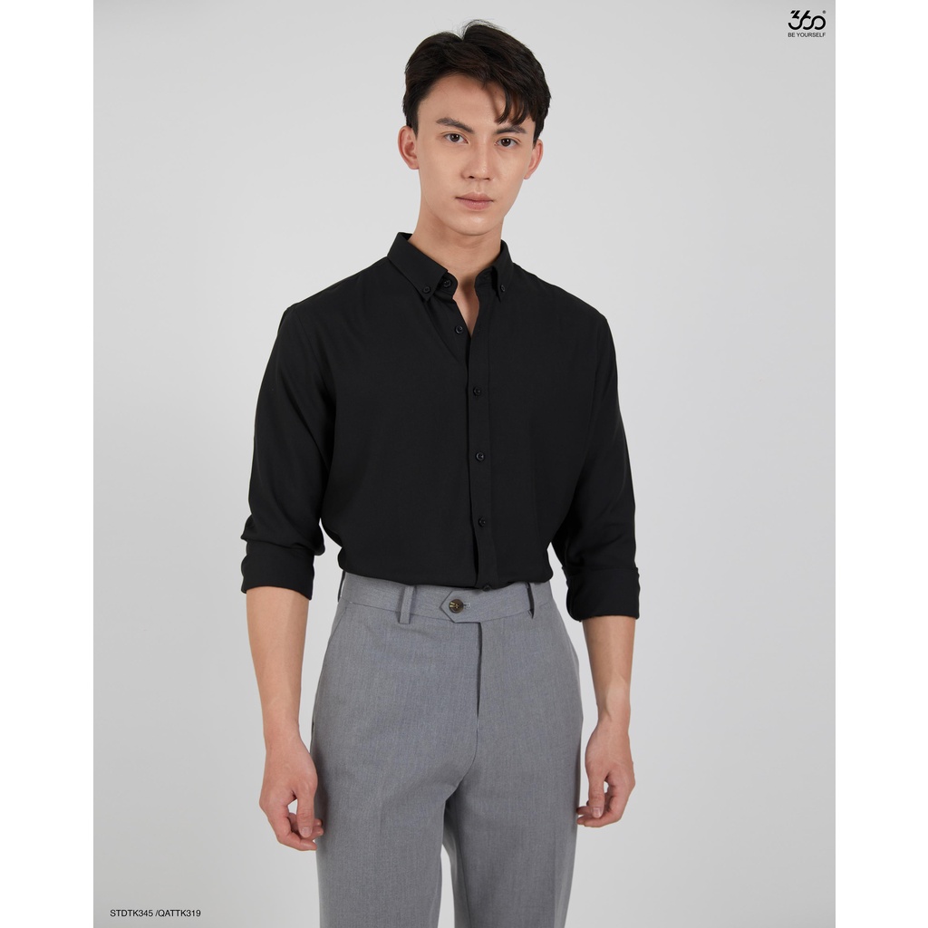 Áo sơ mi nam dài tay cổ bẻ thương hiệu 360 Boutique chất liệu vải cao cấp