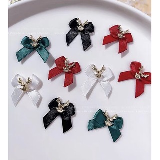 HOLIDAYNAIL Charm nơ giáng sinh, charm noel siêu xinh