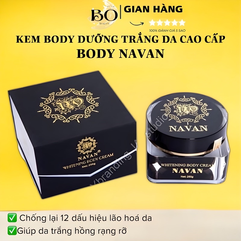 KEM BODY CỐT CÔ ĐẶC NAVAN [Chính Hãng]