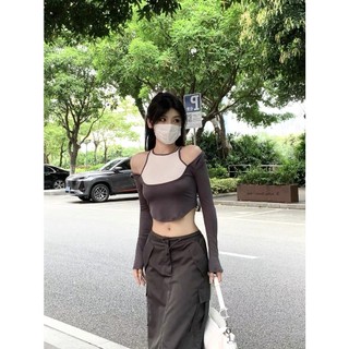 Áo kiểu tay dài cách điệu