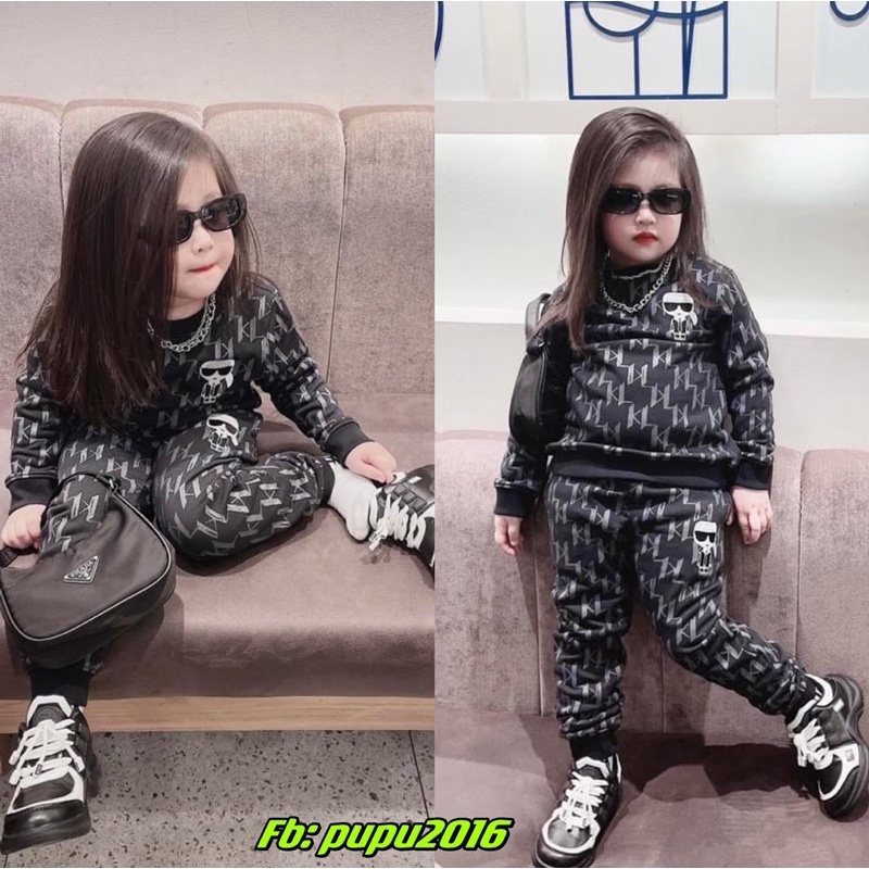 Set bộ nỉ da cá K.a.r.l.. cho các bé