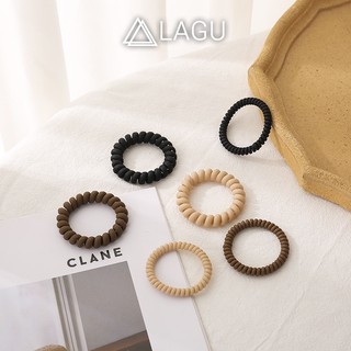 Dây cột tóc lò xo Hàn Quốc LAGU Accessories phụ kiện buộc tóc nhiều màu
