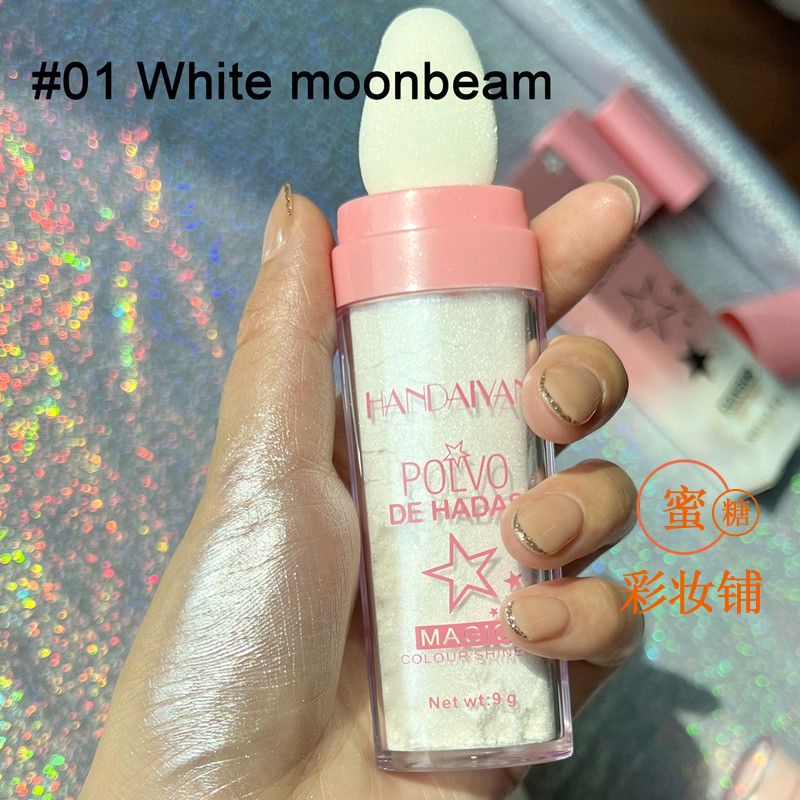 Fairy Clap Phấn Xịt Bột Kim Tuyến Lấp Lánh Dùng Để Trang Trí Cơ Thể Highlight Cổ Áo Cô Dâu Trong Sân Khấu Ánh Sáng Nhấp Nháy