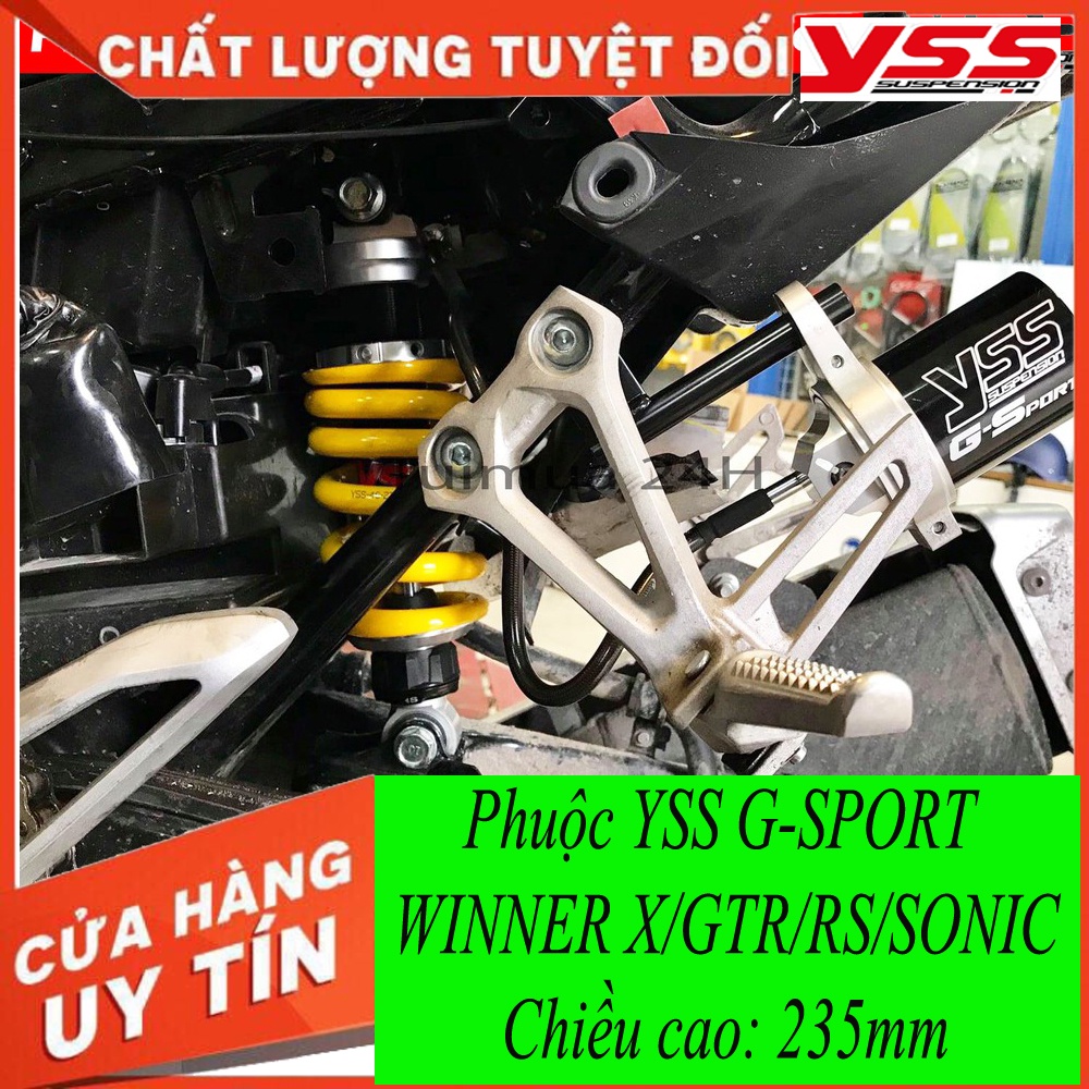 Phuộc YSS Thái Lan xe Winner X/GTR/RS/Sonic G-SPORT
