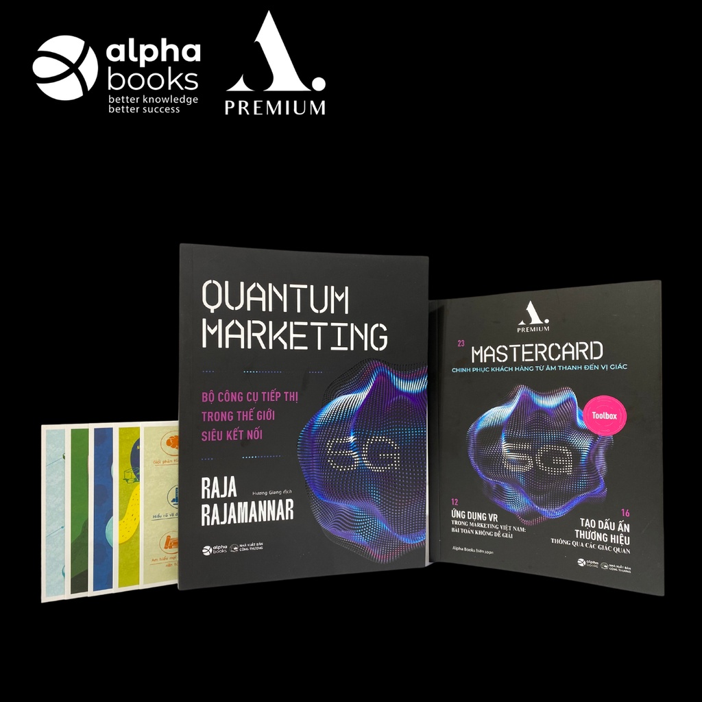 Sách Combo: Quantum Marketing + Netflix (2 Cuốn Kèm Sổ Tay Netflix + Mastercard + 5 Postcard) - Alpha Premium