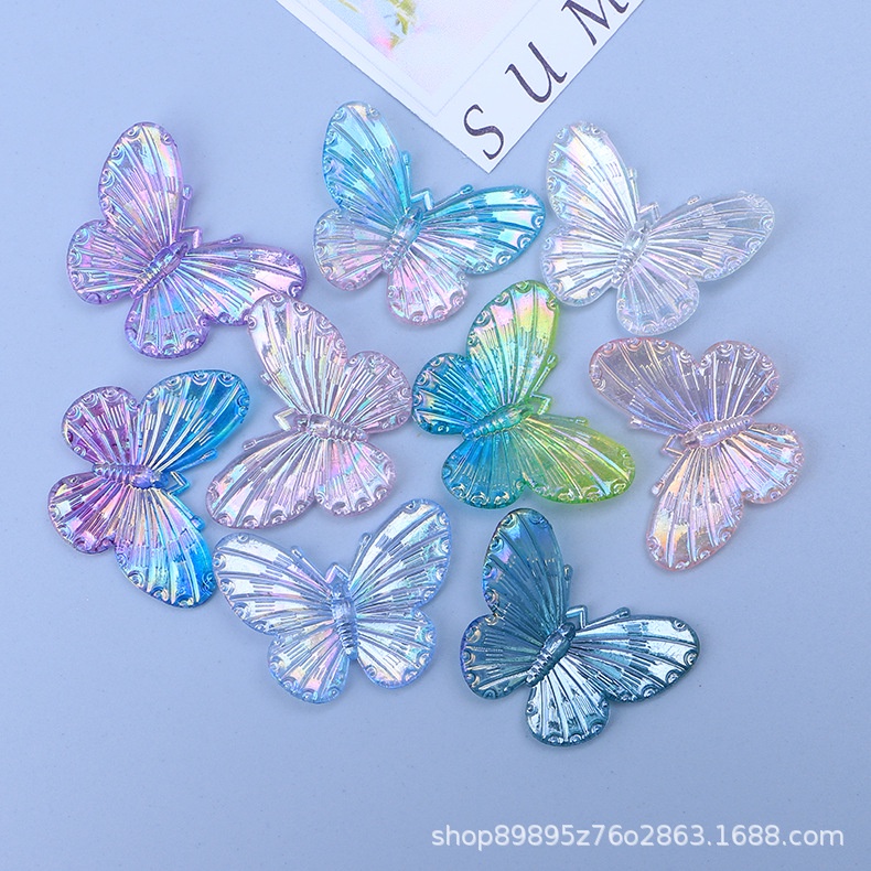 Phụ Kiện Trang Trí Giày Trẻ Em Hình Hoa Cúc Và Bướm Đính Ngọc Trai Jibbitz Hàn Quốc