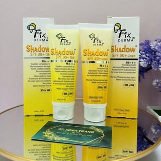 ✅[Chính Hãng]Kem chống nắng Fixderma Shadow spf 50+/ spf30+