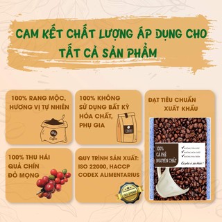 Cà Phê Nguyên Chất BL64 Thành Phần 60% Robusta+40% Arabica Rang Mộc Pha Phin, Pha Máy