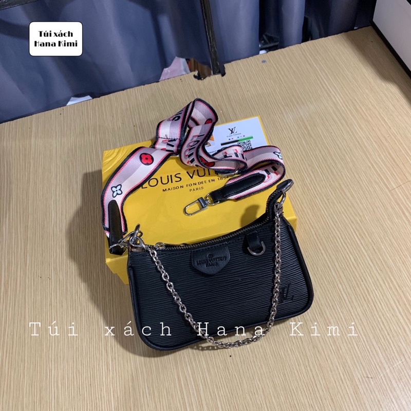 Túi đeo chéo/ Túi kẹp nách vân tăm size nhỏ