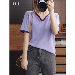 Áo Len BIGSIZE  cổ tim viền 16613