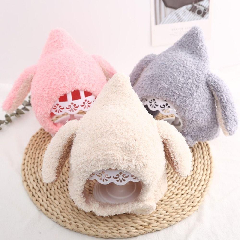 Curtes Mũ Tai Thỏ Bằng Lông Nhung Dày Dặn Phong Cách Hàn Quốc Dùng Làm Đạo Cụ Chụp Ảnh Cho Bé Sơ Sinh