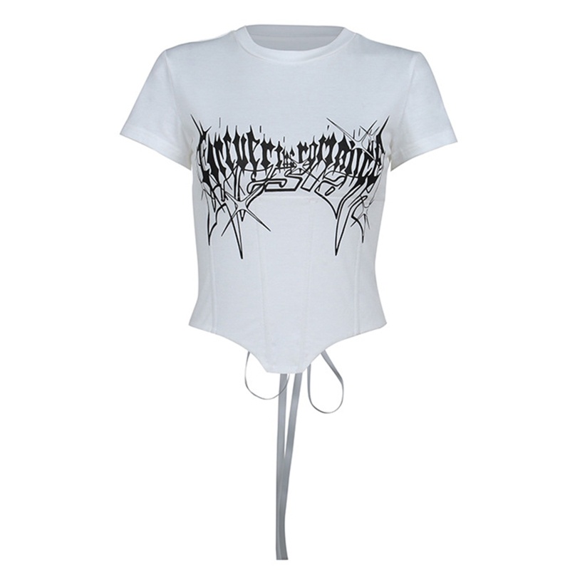 Áo Thun Lửng Ngắn Tay Hở Lưng Phong Cách Quyến Rũ Dành Cho Nữ