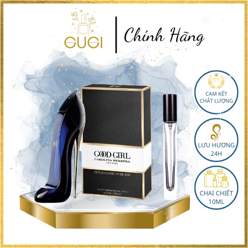 Nước Hoa Nữ Mẫu Thử Guốc Đen Carolina Herrera Good Girl EDP - Gợi cảm, huyền bí, ngọt ngào.GUGI