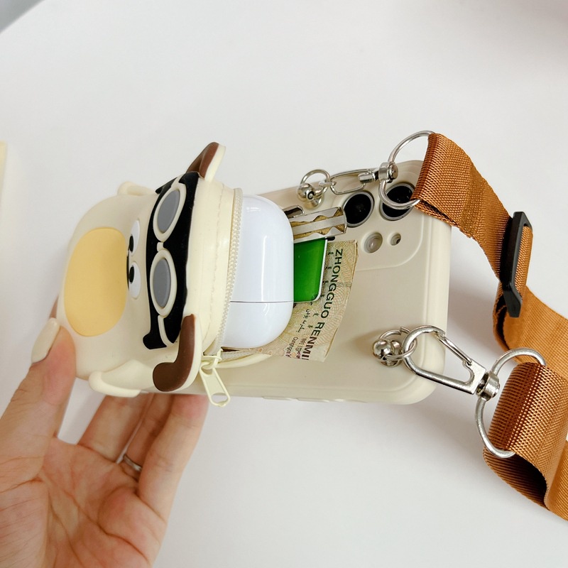 Hoạt Hình Ốp Điện Thoại Hình Chó wallace Và gromit Kèm Ví Cho iphone 15 14 13 12 mini 11 pro max 6 6s 7 8 plus x xs max xr se 2020