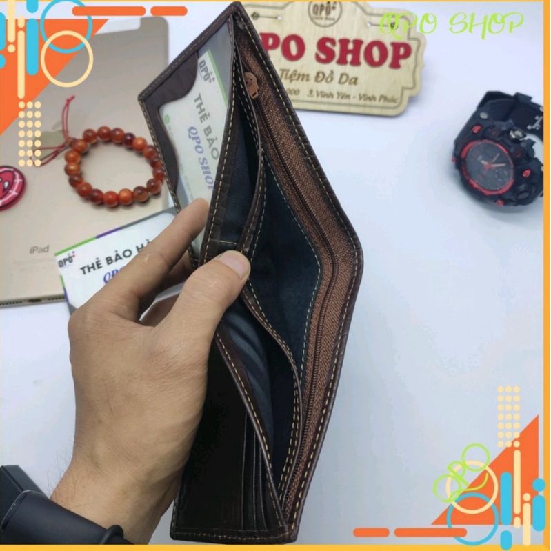 Ví Nam Da Vân Cá Sấu Dáng Đứng ( đen ,nâu vàng ,ngang ,đứng ) - 100 % Da Thật Cao Cấp Trẻ Trung