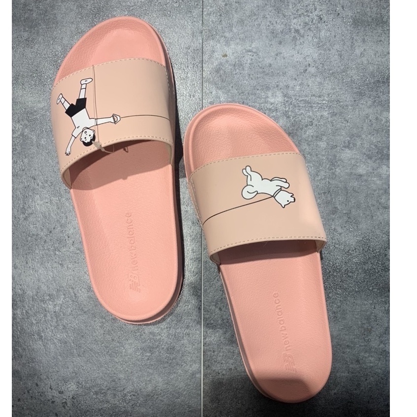 Dép quai ngang nữ NEWBALANCE X NORITAKE 1, hình dễ thương, đế nhẹ bền, êm chân, phong cách giản đơn