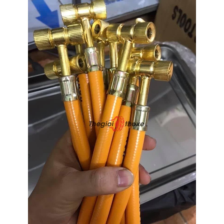 Đầu vòi bơm xe máy,gắn trực tiếp vào dây hơi, không dùng đồng hồ - Thế Giới Thợ Xe