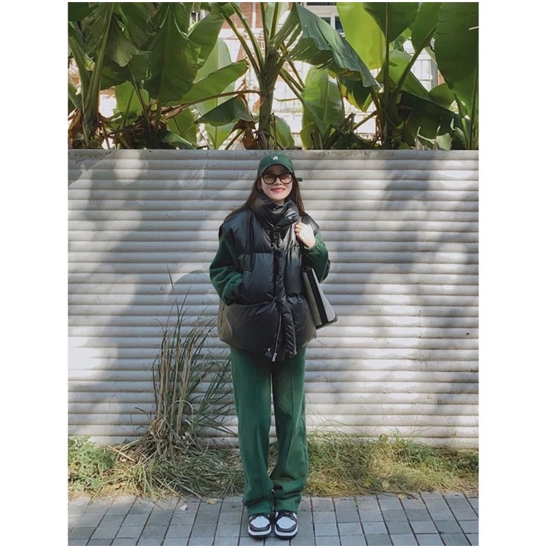 Áo Gile Phao Oversize Dày Dặn Ulzzang-Áo Phao Nữ
