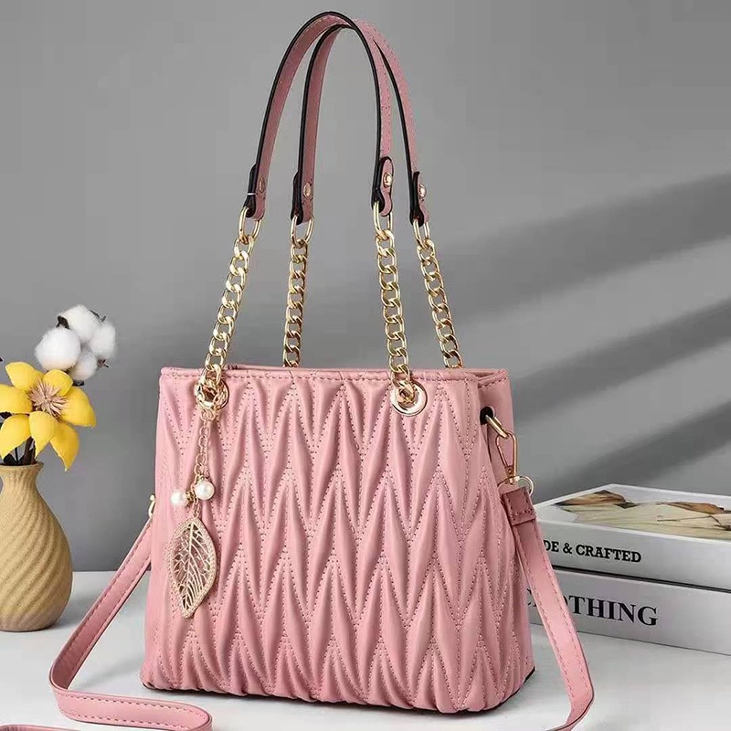 Túi Đeo Chéo Dây Xích Thời Trang Đơn Giản Dễ Phối Đồ Cho Nữ