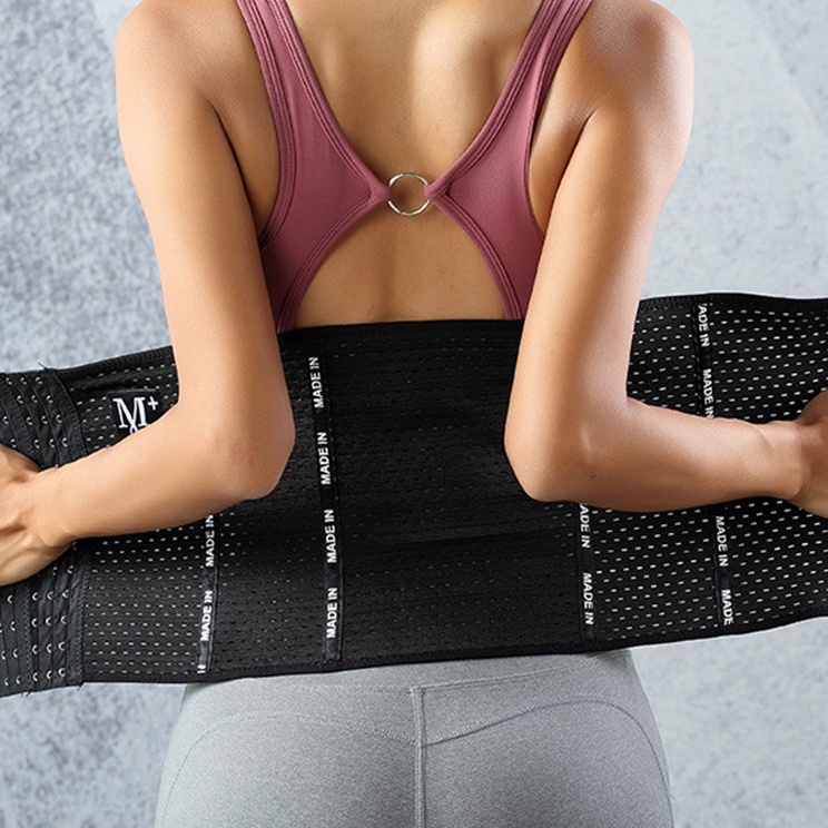 Đai Nịt Bụng Giảm Mỡ Sau Sinh - Gen Nịt Bụng 6 Nấc Cài, Chống Cuộn AMYBRA N9999
