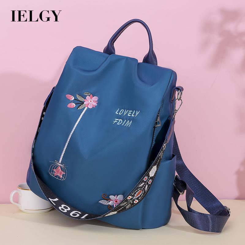 Ba Lô Thêu Họa Tiết Phong Cách Hàn Quốc Thời Trang Cho Nữ