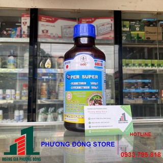 Thuốc diệt muỗi Cyper Super 600EC (1 lít)