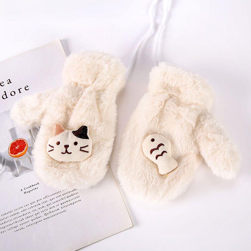 Găng Tay Vải Lông Mềm Mại Cho Bé 3-8 Tuổi MIHAN1