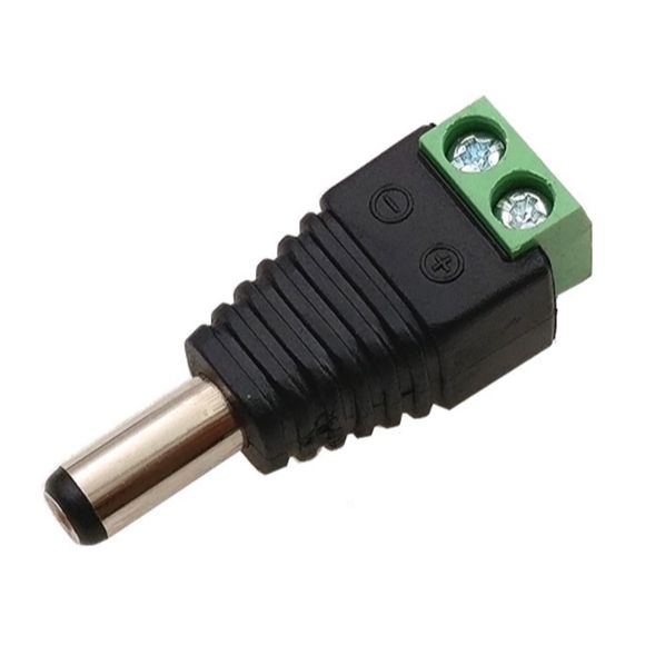 Bộ Jack cắm nguồn chân nguồn DC 5.5x2.1mm loại cài dây vặn vít