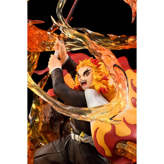 Mô hình chính hãng Bellfine Demon Slayer: Kimetsu no Yaiba Kyojuro Rengoku DX Ver. 1/8 Complete Figure