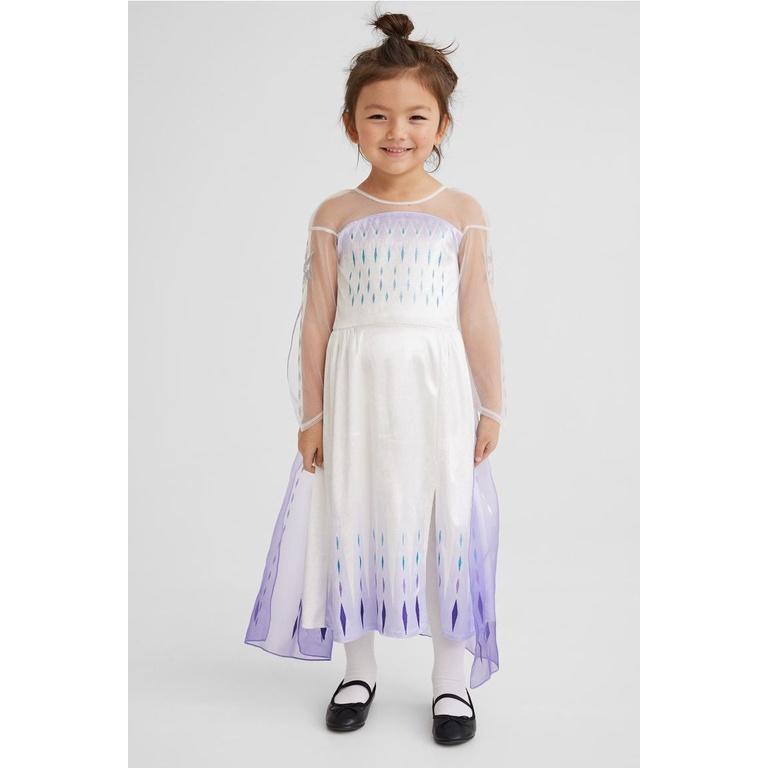 Váy xanh hóa trang công chúa Elsa Frozen HM H&M_hàng chính hãng authentic