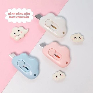 Rọc giấy mini hình cute - Dao Rọc Giấy Hình Đám Mây Dễ Thương - Có Thể Làm Móc Khóa - Dao rọc cắt giấy mini hình đám mây
