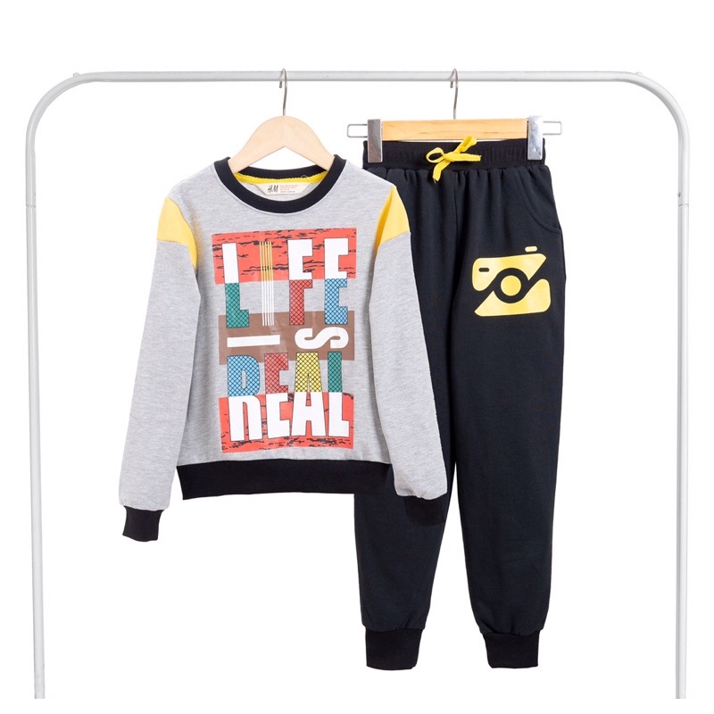 🚗 Bộ da cá Hàng xuất H&M bé trai từ 20-60kg