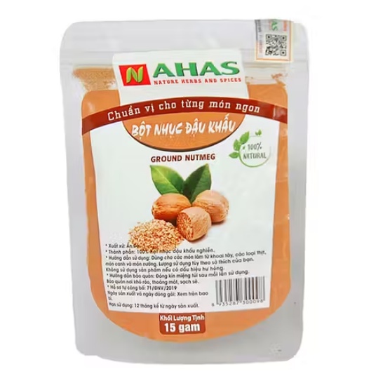 Bột nhục đậu khấu - Nutmeg hãng Nahas 15g