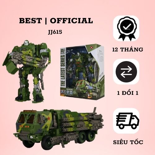 Robot Biến Hình Xe Tăng JJ615 – Tăng Tính Sáng Tạo Trí Thông Minh Cho Trẻ