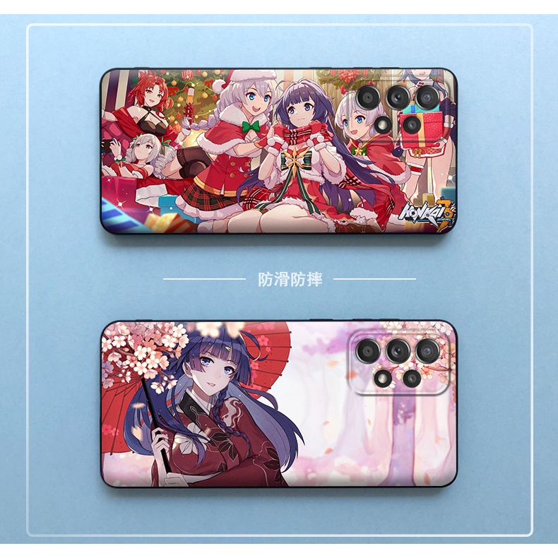 Ốp Điện Thoại Chống Va Đập In Hình Cá Tính Cho Samsung a73 Galaxya53 Yae Sakura a52 Kiana 3