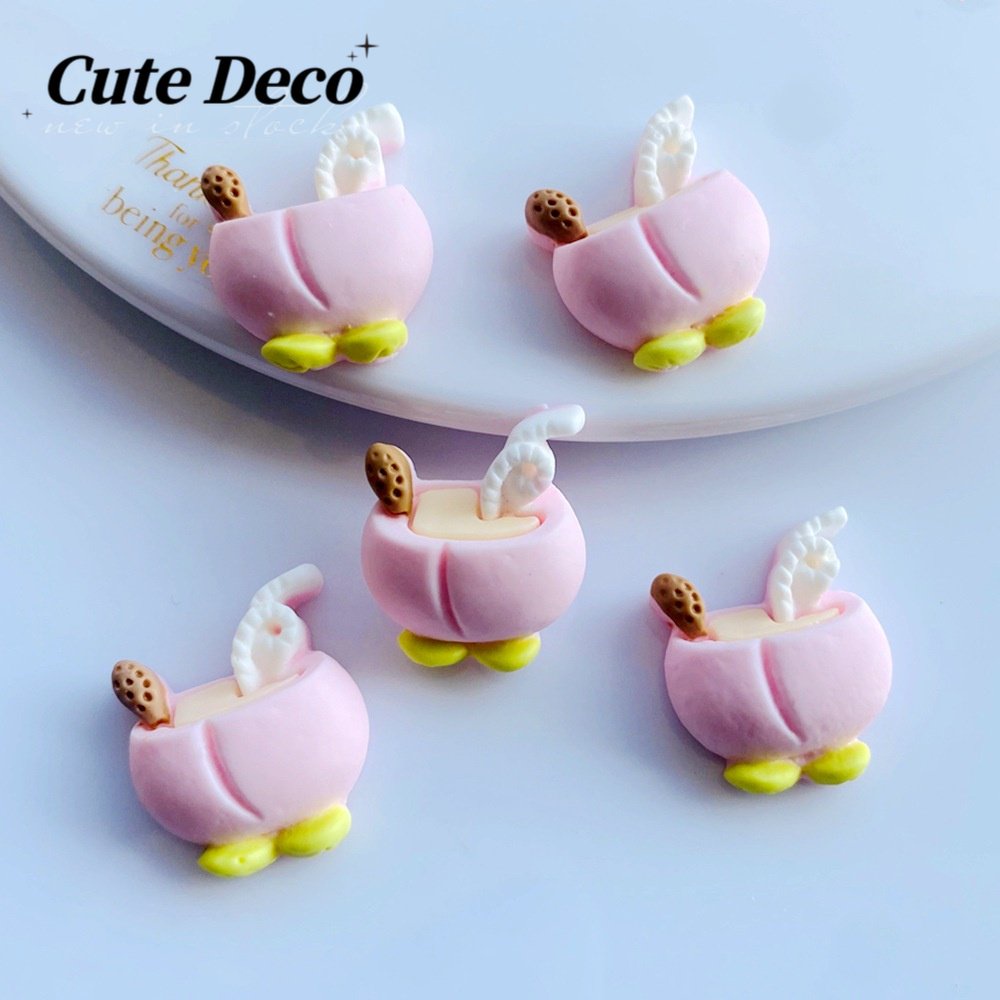 [Deco] Giày Crocs / Giày Crocs Bằng Nhựa Resin Hình Quả Cam / Đào / Dứa Dễ Thương DIY 5 Kiểu Lựa Chọn