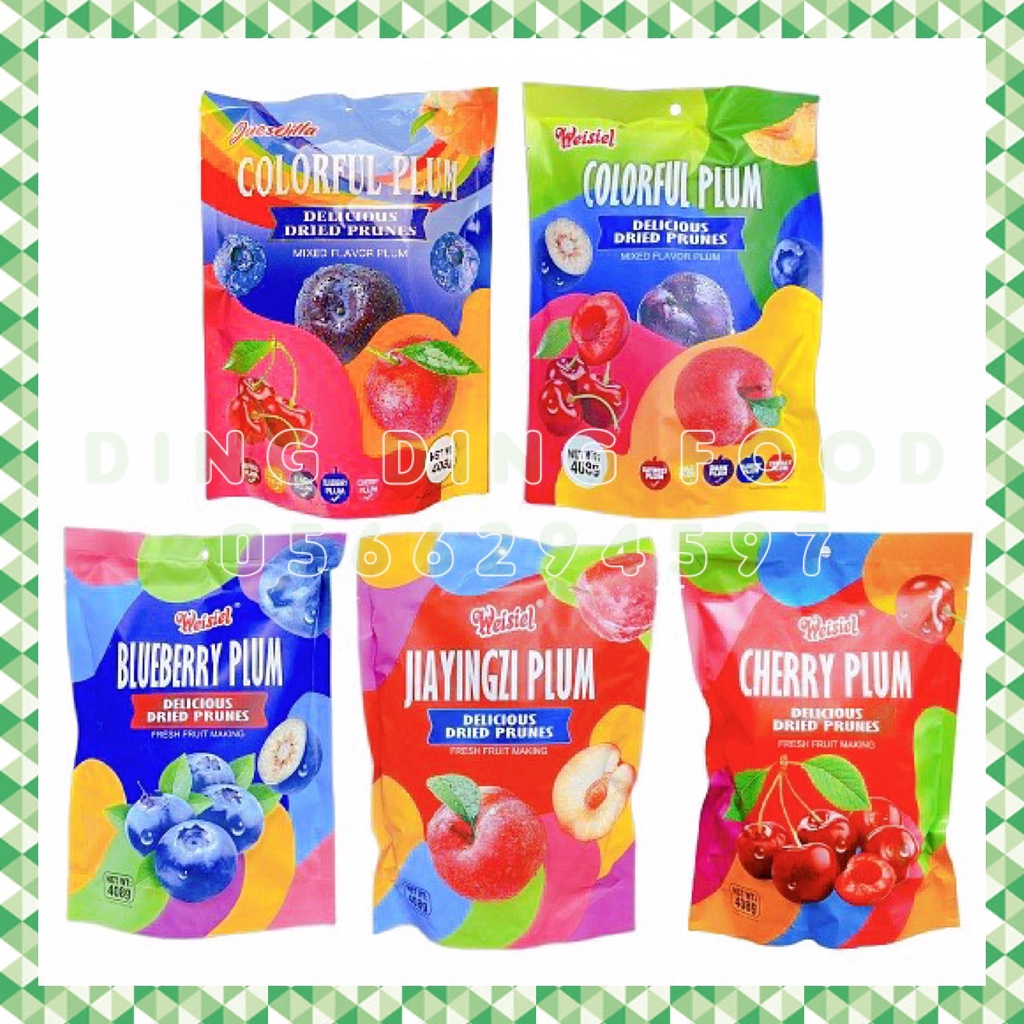 Ô Mai Mận Tẩm Mật Ong Mix Đủ Vị Plums| Cherry, Việt Quất, Táo, Đào, Thanh Mai| Xí Muội Chua Ngọt| Ăn Vặt